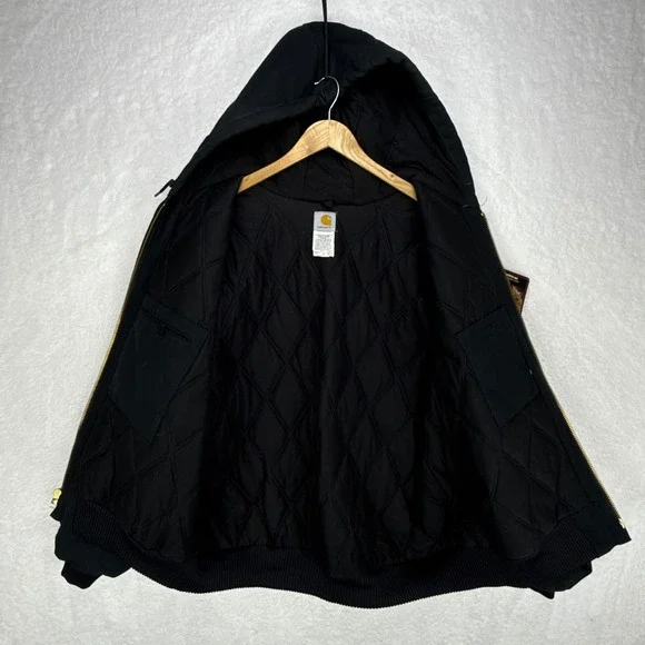 Carhartt Active Jacket Quilt Lined Mens 2XL J140‎ BLK Black NOS NWT - Picture 3 of 14